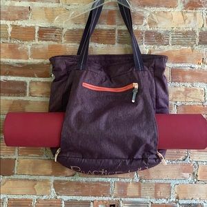 Purple Manduka yoga bag (mat not included)